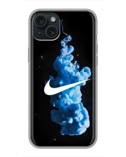 Чохол для iPhone 14 Plus з картинкою «Nike та синій дим» Чохол для iPhone 14 Plus з картинкою «Nike та синій дим»