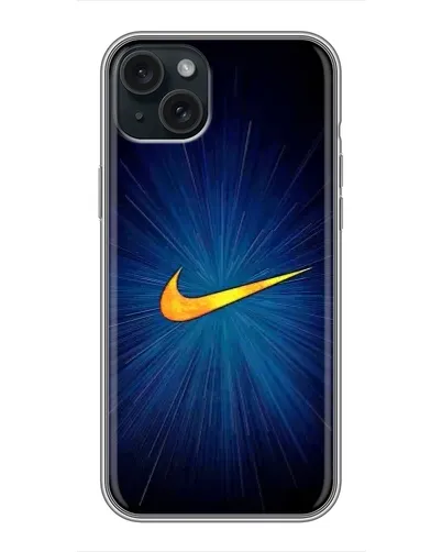 Чохол для iPhone 14 Plus з картинкою «Синій пульс Nike» Чохол для iPhone 14 Plus з картинкою «Синій пульс Nike»