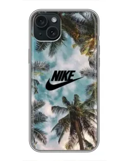 Чохол для iPhone 14 Plus з картинкою «Тропічний принт Nike»