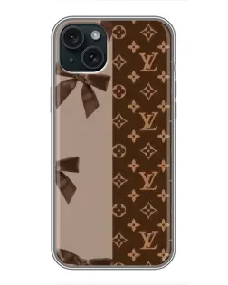 Чехол для iPhone 14 Plus с картинкой «Louis Vuitton — банты»