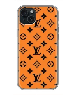 Чехол для iPhone 14 Plus с картинкой «Оранжевый стиль LV»