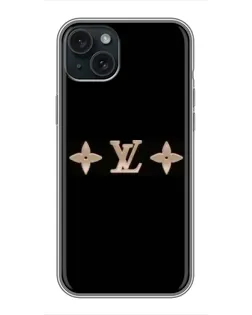 Чехол для iPhone 14 Plus с картинкой «Louis Vuitton — минимализм»