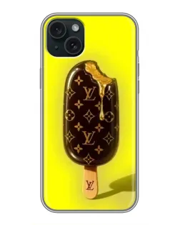 Чехол для iPhone 14 Plus с картинкой «Мороженое от LV»