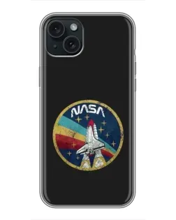 Чохол для iPhone 14 Plus з картинкою «NASA — емблема місії»