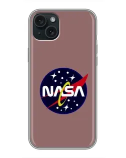 Чохол для iPhone 14 Plus з картинкою «NASA — ретро космос»