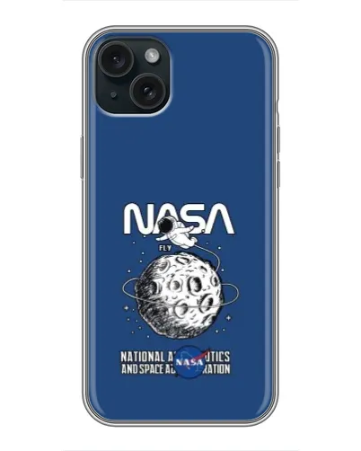 Чохол для iPhone 14 Plus з картинкою «NASA — місячна місія» Чохол для iPhone 14 Plus з картинкою «NASA — місячна місія»