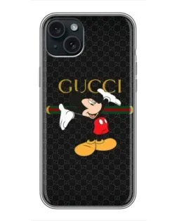 Чехол для iPhone 14 Plus с картинкой «Микки Маус Gucci»
