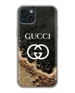 Чехол для iPhone 14 Plus с картинкой «Gucci — песчаные дюны»