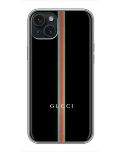 Чохол для iPhone 14 Plus з картинкою «Gucci — строга лінія» Чохол для iPhone 14 Plus з картинкою «Gucci — строга лінія»