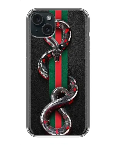Чохол для iPhone 14 Plus з картинкою «Gucci — змія на смузі» Чохол для iPhone 14 Plus з картинкою «Gucci — змія на смузі»