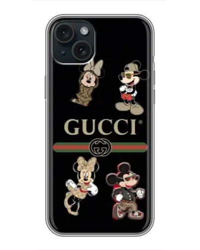 Чохол для iPhone 14 Plus з картинкою «Gucci — герої Disney та монограма» Чохол для iPhone 14 Plus з картинкою «Gucci — герої Disney та монограма»