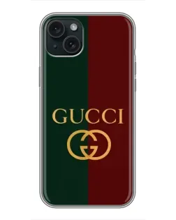 Чохол для iPhone 14 Plus з картинкою «Gucci — темно-зелений градієнт» Чохол для iPhone 14 Plus з картинкою «Gucci — темно-зелений градієнт»