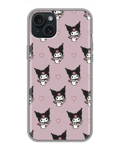 Чехол для iPhone 14 Plus с картинкой «Kuromi — ночной сон»