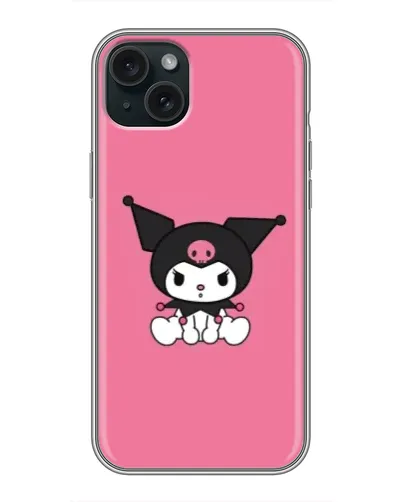 Чехол для iPhone 14 Plus с картинкой «Хмурая Kuromi»