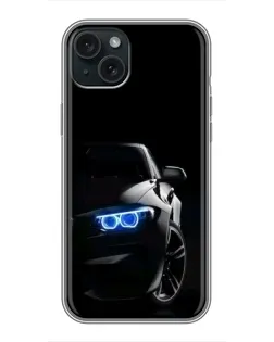 Чохол для iPhone 14 Plus з картинкою «BMW — нічний погляд» Чохол для iPhone 14 Plus з картинкою «BMW — нічний погляд»