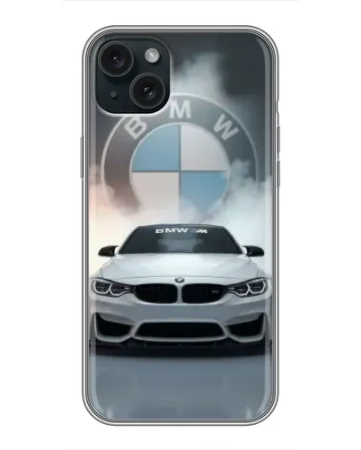 Чохол для iPhone 14 Plus з картинкою «BMW в білому диму» Чохол для iPhone 14 Plus з картинкою «BMW в білому диму»