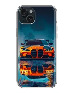 Чохол для iPhone 14 Plus з картинкою «BMW — золота емблема» Чохол для iPhone 14 Plus з картинкою «BMW — золота емблема»