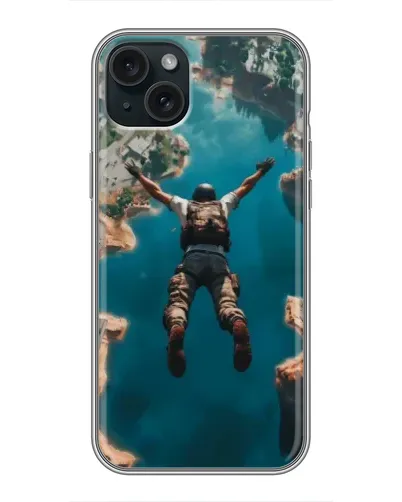 Чохол для iPhone 14 Plus з картинкою «PUBG — вільне падіння» Чохол для iPhone 14 Plus з картинкою «PUBG — вільне падіння»