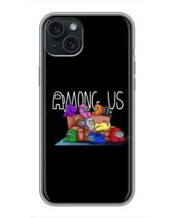 Чехол для iPhone 14 Plus с картинкой «Логотип Among Us» Чехол для iPhone 14 Plus с картинкой «Логотип Among Us»