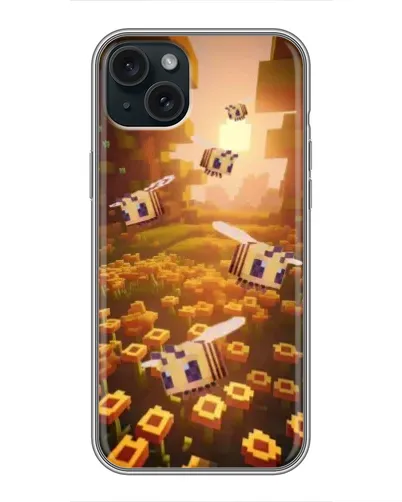 Чехол для iPhone 14 Plus с картинкой «Поле подсолнухов»