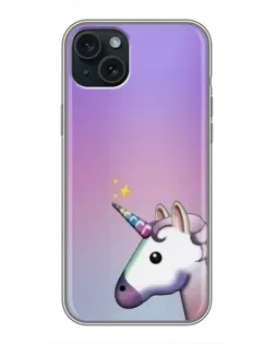 Чохол для iPhone 14 Plus з картинкою «Єдиноріг градієнт»