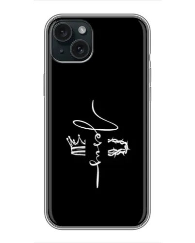 Чохол для iPhone 14 Plus з картинкою «Король Слави Jesus»