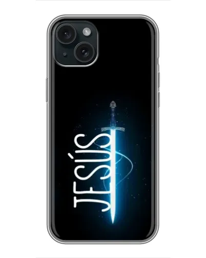 Чохол для iPhone 14 Plus з картинкою «Меч Духа Jesus»