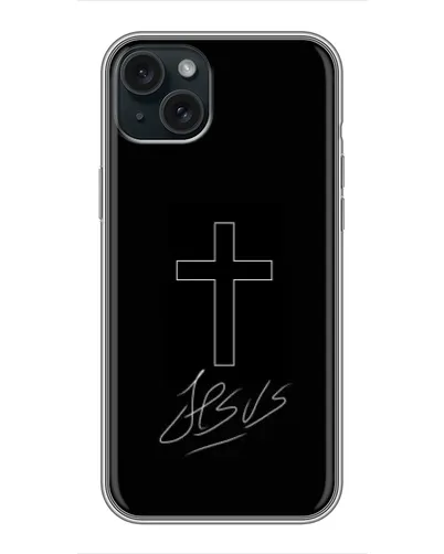 Чехол для iPhone 14 Plus с картинкой «Графический крест Jesus» Чехол для iPhone 14 Plus с картинкой «Графический крест Jesus»