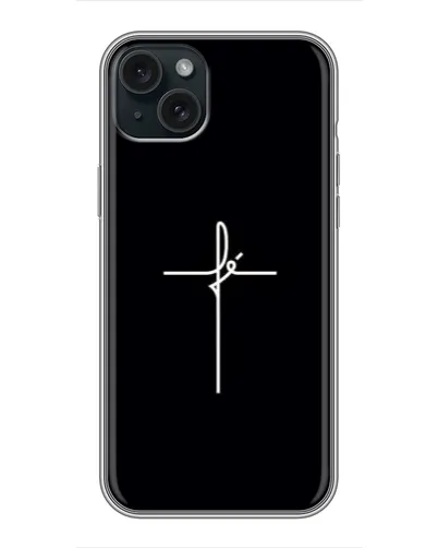 Чехол для iPhone 14 Plus с картинкой «Тонкий крест» Чехол для iPhone 14 Plus с картинкой «Тонкий крест»