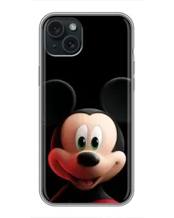 Чехол для iPhone 14 Plus с картинкой «Улыбающийся Микки Маус»