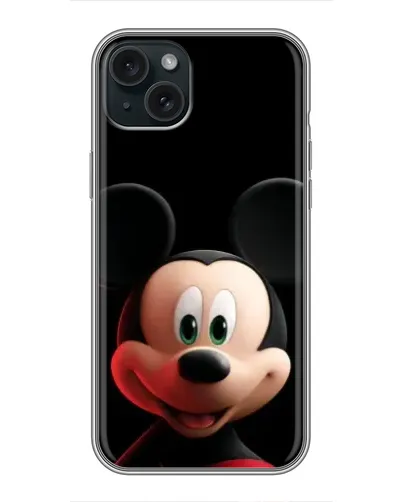 Чехол для iPhone 14 Plus с картинкой «Улыбающийся Микки Маус»