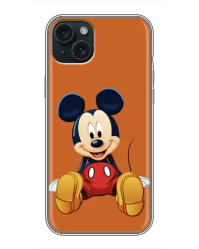 Чехол для iPhone 14 Plus с картинкой «Микки отдыхает»