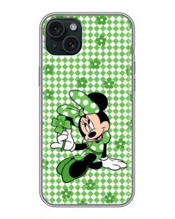 Чехол для iPhone 14 Plus с картинкой «Mickey в клетку»
