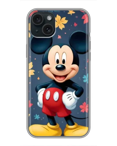 Чехол для iPhone 14 Plus с картинкой «Осенний Mickey Mouse»