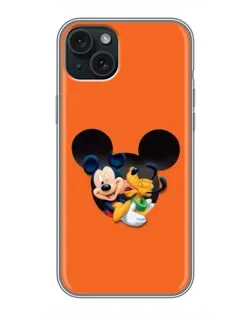 Чехол для iPhone 14 Plus с картинкой «Сердце Микки Минни»
