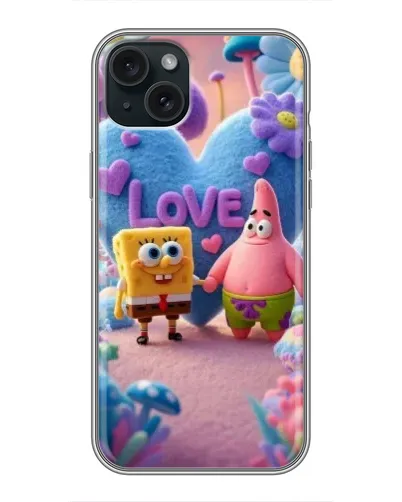 Чохол для iPhone 14 Plus з картинкою «Губка Боб Патрік» Чохол для iPhone 14 Plus з картинкою «Губка Боб Патрік»
