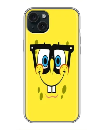 Чохол для iPhone 14 Plus з картинкою «Мінімалістичний Спанч Боб» Чохол для iPhone 14 Plus з картинкою «Мінімалістичний Спанч Боб»