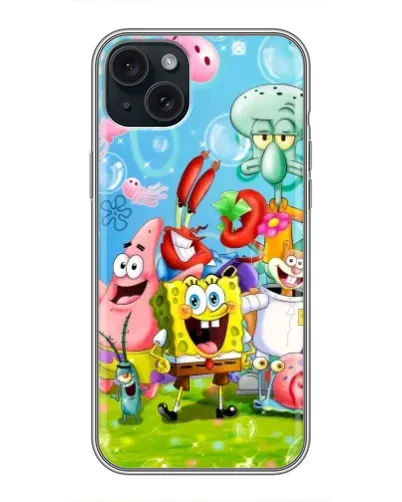 Чохол для iPhone 14 Plus з картинкою «Губка Боб та друзі» Чохол для iPhone 14 Plus з картинкою «Губка Боб та друзі»