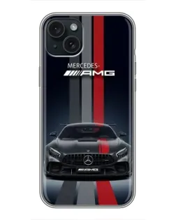 Чехол для iPhone 14 Plus с картинкой «Mercedes — белый карбон» Чехол для iPhone 14 Plus с картинкой «Mercedes — белый карбон»