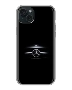 Чехол для iPhone 14 Plus с картинкой «Mercedes — абстрактные линии»