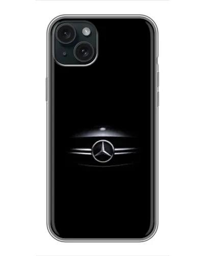 Чехол для iPhone 14 Plus с картинкой «Mercedes — абстрактные линии»