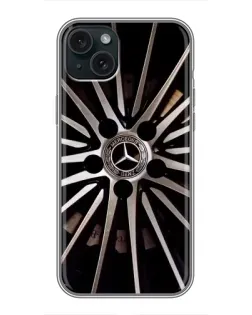 Чехол для iPhone 14 Plus с картинкой «Диск Mercedes»