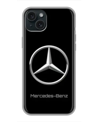 Чехол для iPhone 14 Plus с картинкой «Mercedes Silver Logo»