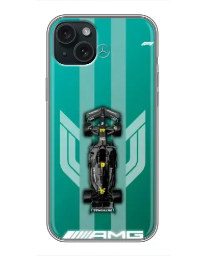 Чехол для iPhone 14 Plus с картинкой «Mercedes AMG Petronas»