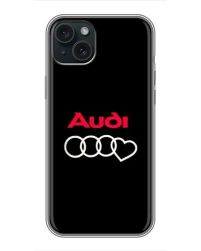 Чохол для iPhone 14 Plus з картинкою «Логотип Audi Heart» Чохол для iPhone 14 Plus з картинкою «Логотип Audi Heart»