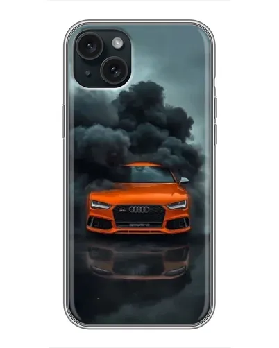 Чохол для iPhone 14 Plus з картинкою «Audi у хмарах диму» Чохол для iPhone 14 Plus з картинкою «Audi у хмарах диму»