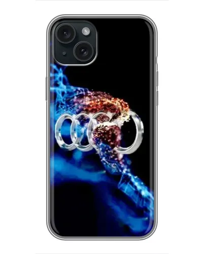 Чохол для iPhone 14 Plus з картинкою «Енергія лого Audi» Чохол для iPhone 14 Plus з картинкою «Енергія лого Audi»