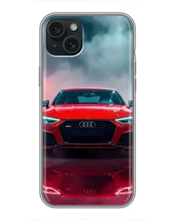 Чохол для iPhone 14 Plus з картинкою «Audi RS — червоний стиль» Чохол для iPhone 14 Plus з картинкою «Audi RS — червоний стиль»