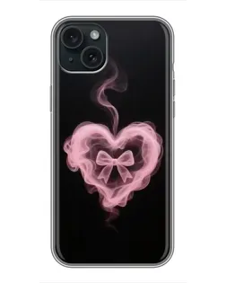 Чехол для iPhone 14 Plus с картинкой «Дымчатое сердце»