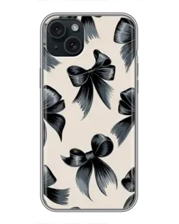 Чехол для iPhone 14 Plus с картинкой «Банты Coquette»